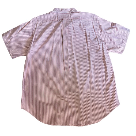 Ralph Lauren Prepster Classic Fit Seersucker Shirt, Men’s XL, red and white. - Picture 4 of 4